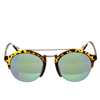 Γυναικεία γυαλιά ηλίου πράσινα με λεοπάρδαλη