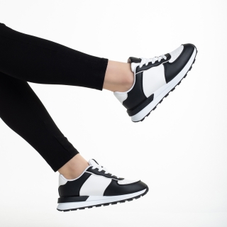 Η χιονοστιβάδα των εκπτώσεων - Εκπτώσεις Γυναικεία αθλητικά παπούτσια  μαύρα από οικολογικό δέρμα  Imaya Προσφορά
