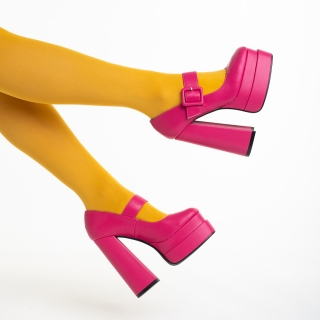 Η χιονοστιβάδα των εκπτώσεων - Εκπτώσεις Γυναικεία παπούτσια   φούξια από οικολογικό δέρμα  Beatrix Προσφορά
