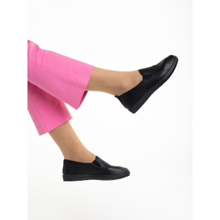 Easter Sale - Εκπτώσεις Γυναικεία παπούτσια  μαύρα από οικολογικό δέρμα  Grazia Προσφορά