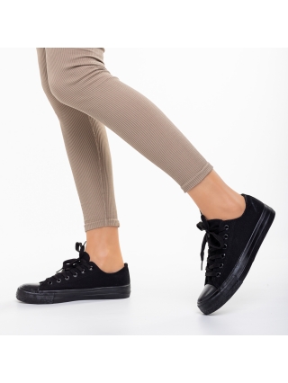 Autumn Sale - Εκπτώσεις Γυναικεία πάνινα  μαύρα από ύφασμα  Selima Προσφορά