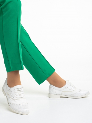 Women's Month - Εκπτώσεις Γυναικεία παπούτσια  λευκά από οικολογικό δέρμα  Ragna Προσφορά