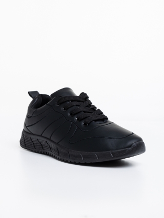 Love Sales - Εκπτώσεις Ανδρικά αθλητικά παπούτσια μαύρα από οικολογικό δέρμα Kemit Προσφορά
