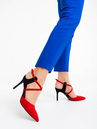 Love Sales - Εκπτώσεις Γυναικεία παπούτσιακόκκινα από ύφασμα Saleena Προσφορά